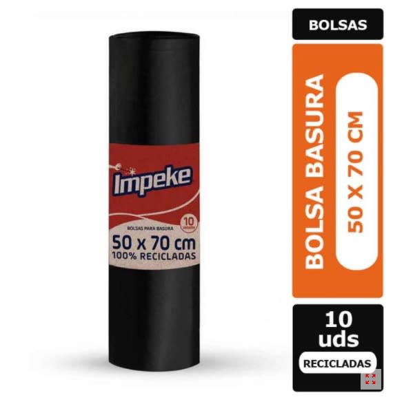IMPEKE BOLSA ROLLO 10 UN 50X70 CM1