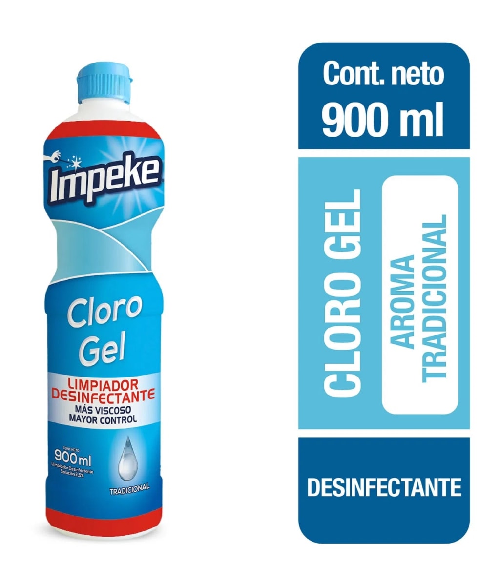 IMPEKE CLORO GEL 900 ML TRADICIONAL1