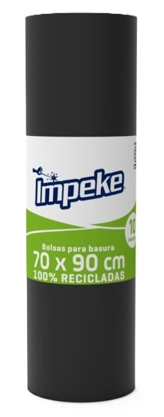 IMPEKE BOLSA BASURA 70X90 CM 10 UN1