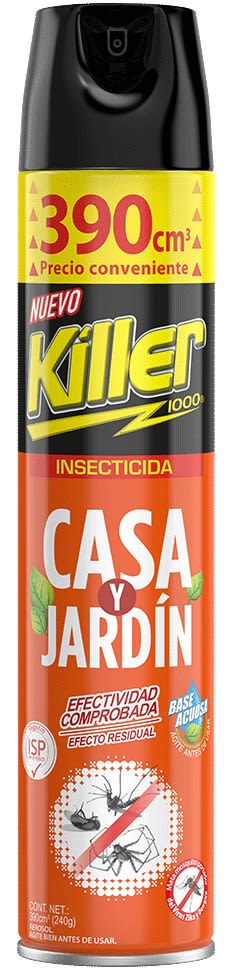 KILLER INSECTICIDA 390 CC CASA Y JARDÍN1