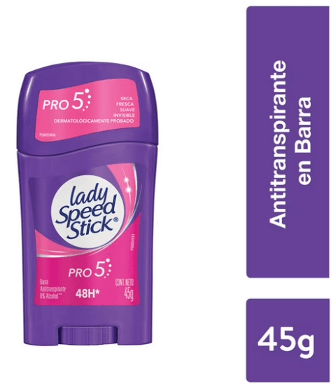 LADY SPEED STICK DESODORANTE BARRA 45 GR PRO 51