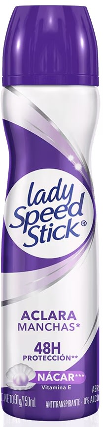 LADY SPEED DESODORANTE SPRAY 150 ML ACLARA MANCHAS1