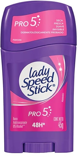 LADY SPEED STICK DESODORANTE BARRA 45 GR PRO 51