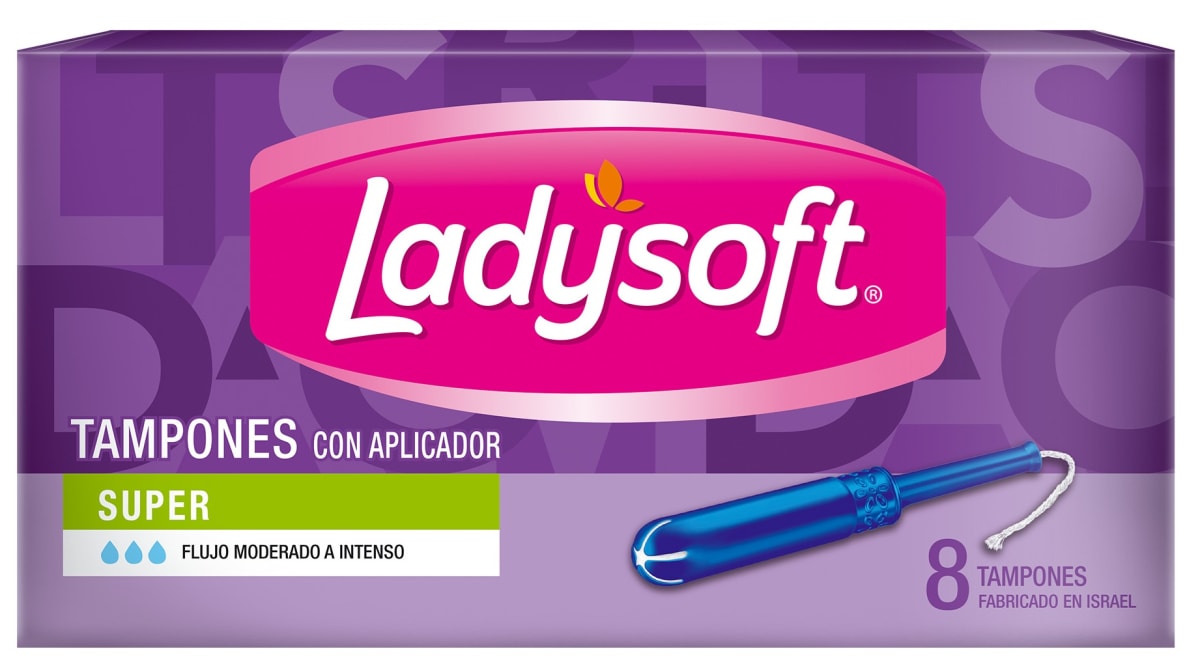 LADYSOFT TAMPONES CON APLICADOR 8 UN SÚPER FLUJO MODERADO A INTENSO1