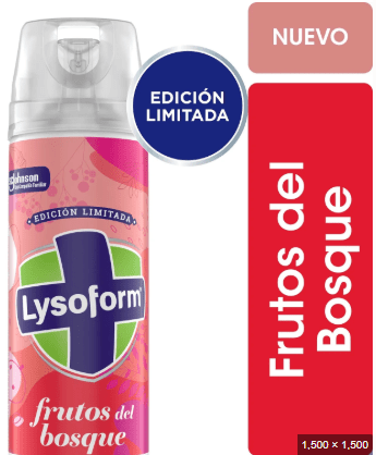 LYSOFORM DESINFECTANTE SPRAY 360 CC FRUTOS DEL BOSQUE1
