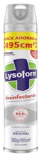 LYSOFORM DESINFECTANTE SPRAY 495 CC ORIGINAL1