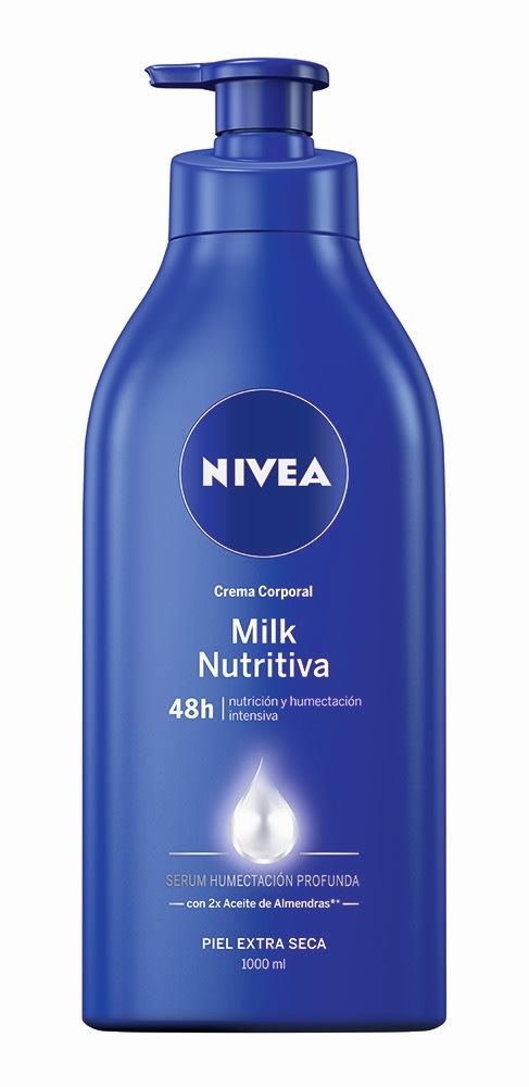 NIVEA CREMA CORPORAL MILK NUTRITIVA 1000 ML1