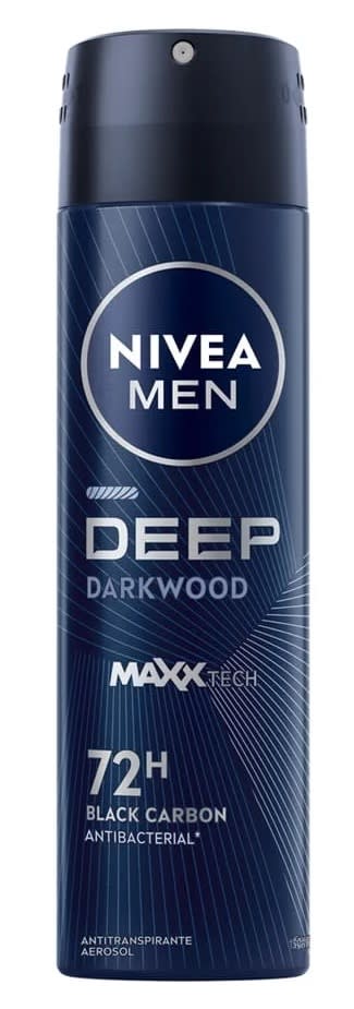 NIVEA MEN DESODORANTE SPRAY 150 ML DEEP DARKWOOD 72 HR1