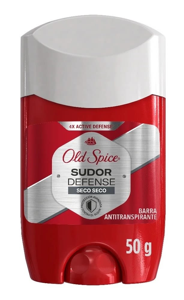 OLD SPICE DESODORANTE BARRA 50 GR SUDOR DEFENSE SECO1