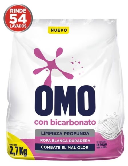 OMO DETERGENTE POLVO 2,7 KGS BICARBONATO1
