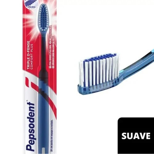PEPSODENT CEPILLO TRIPLE D-FENSE SUAVE1