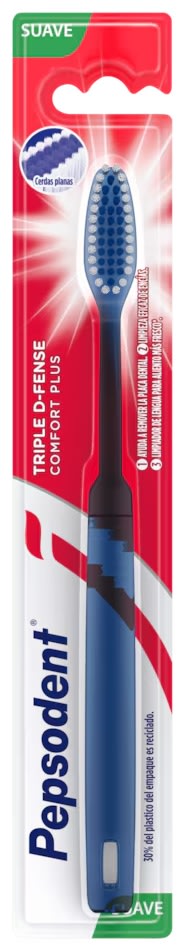 PEPSODENT CEPILLO TRIPLE D-FENSE SUAVE1