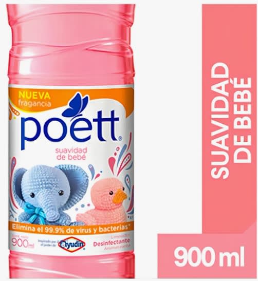POETT LIMPIAPISOS 900 ML SUAVIDAD DE BEBÉ1