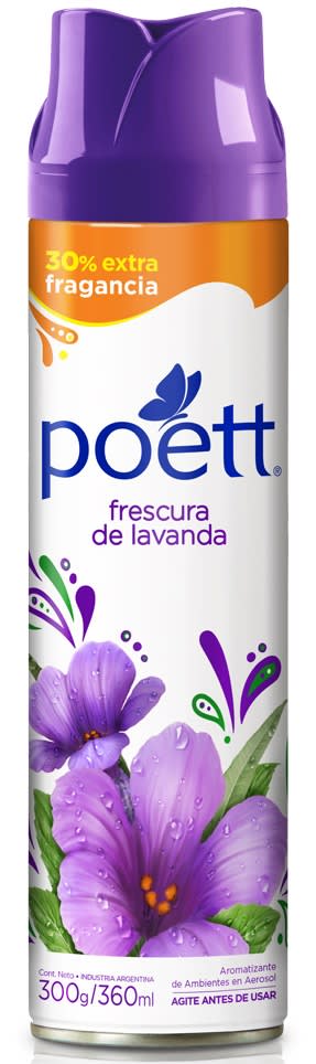POETT DESODORANTE SPRAY 360 CC FRESCURA DE LAVANDA1