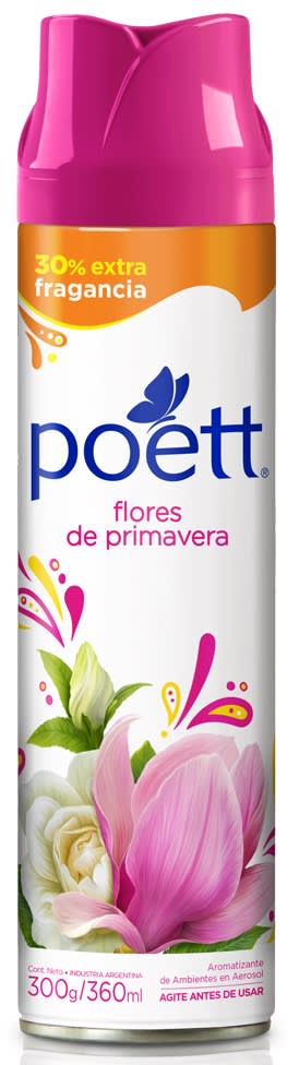 POETT DESODORANTE SPRAY 360 CC FLORES DE PRIMAVERA1