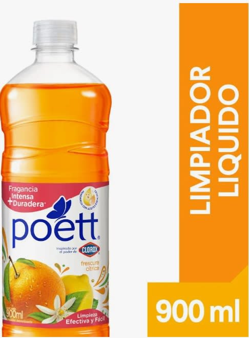 POETT LIMPIAPISOS 900 ML FRESCURA CÍTRICA1