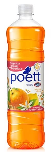 POETT LIMPIAPISOS AROMATIZANTE 900 ML FRESCURA CÍTRICA1