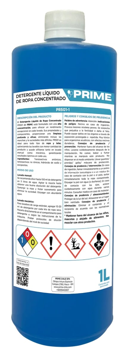PRIME DETERGENTE PARA ROPA 1 LT CONCENTRADO1