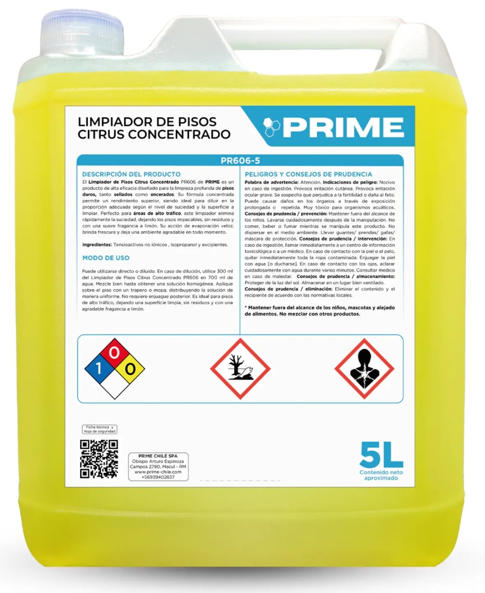 PRIME LIMPIAPISO CONCENTRADO 5 LT CITRUS1