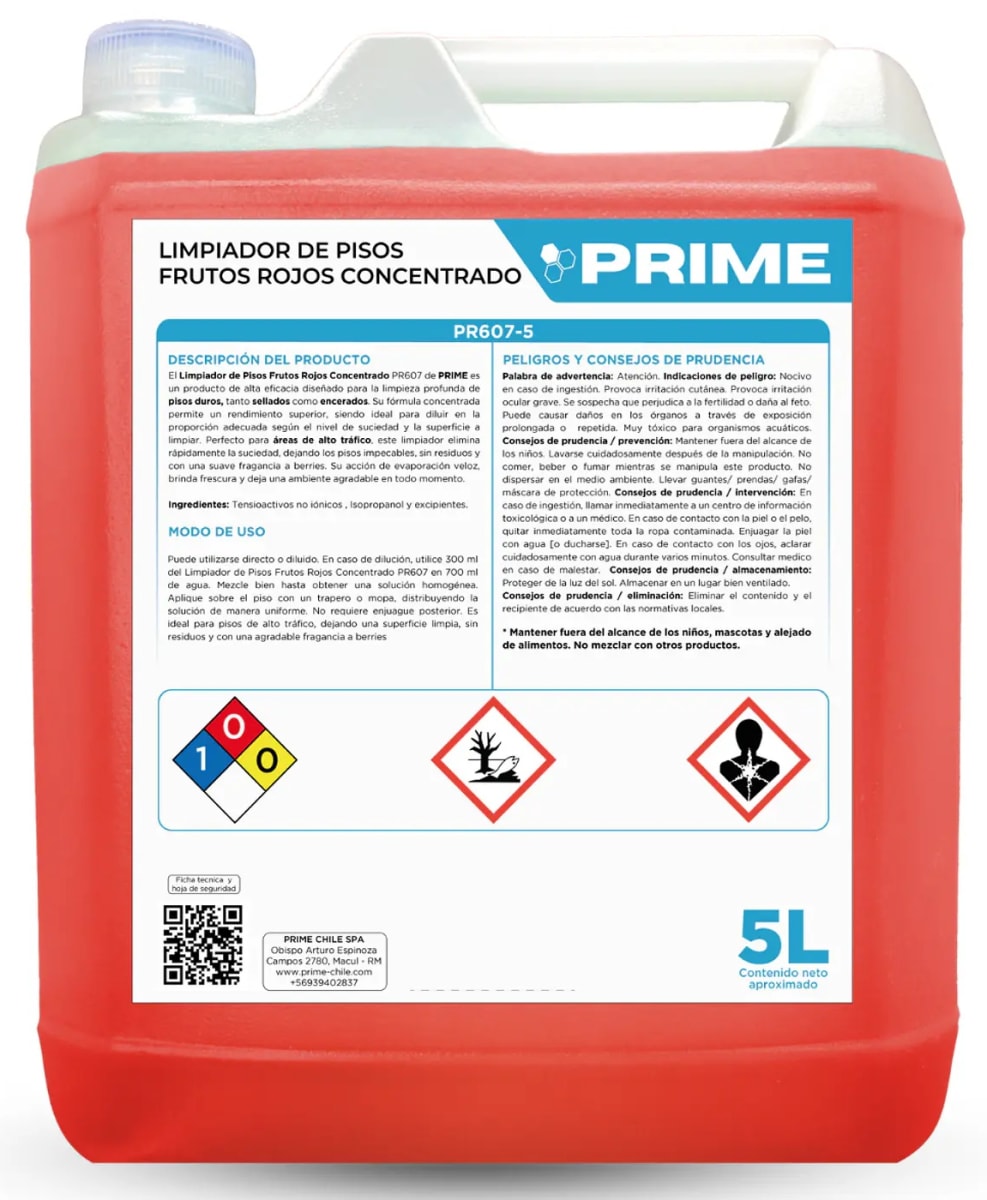 PRIME LIMPIAPISO CONCENTRADO 5 LT FRUTOS ROJOS1