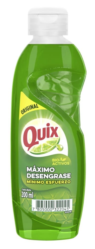 QUIX LAVALOZA CONCENTRADO 200 ML LIMÓN BOTELLA1