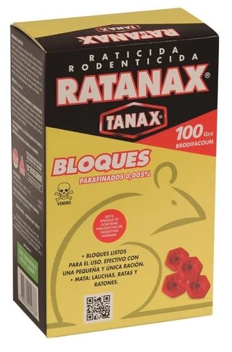 RATANAX RATICIDA EN BLOQUES 100 GR1