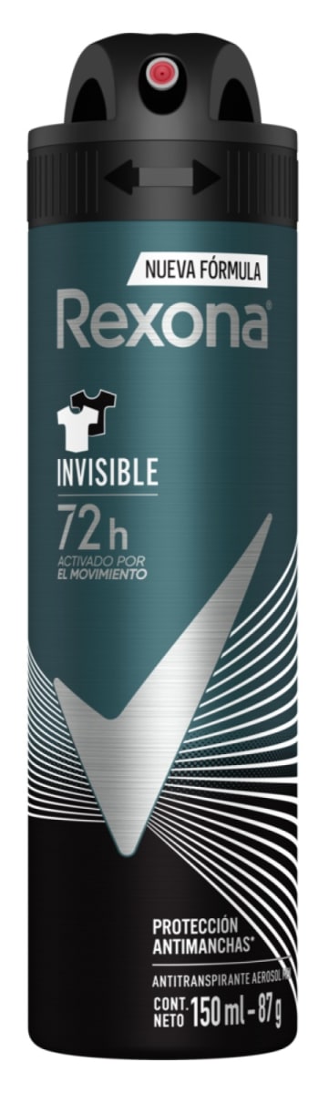 REXONA DESODORANTE SPRAY 150 ML INVISIBLE MEN 72 H1
