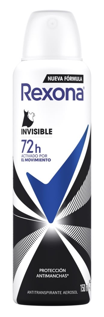 REXONA DESODORANTE SPARY 150 ML INVISIBLE MUJER 72 H1