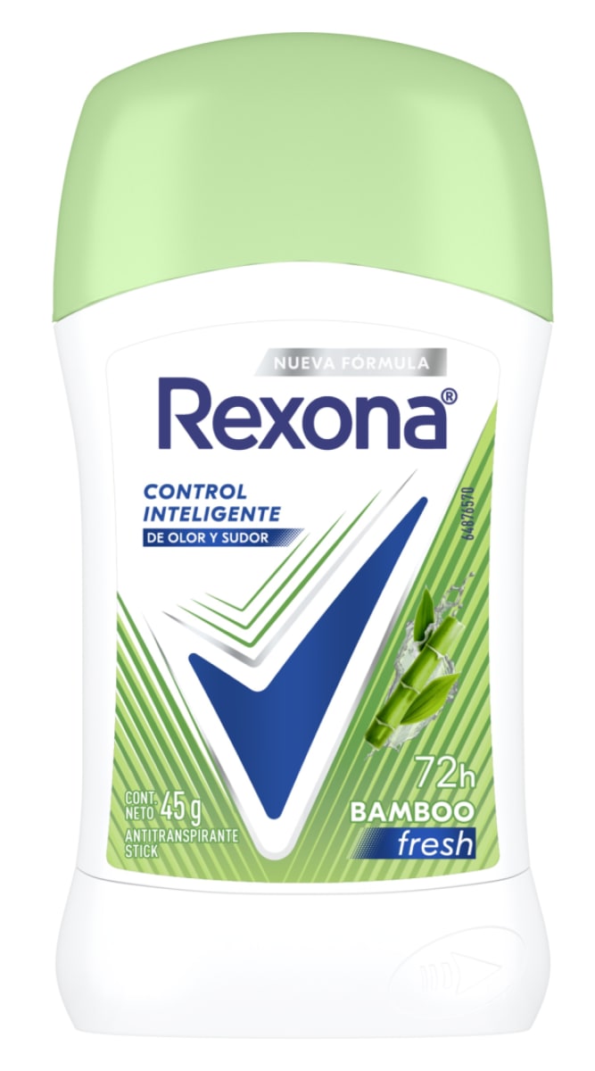REXONA DESODORANTE BARRA 45 GR MUJER BAMBOO 72 H1