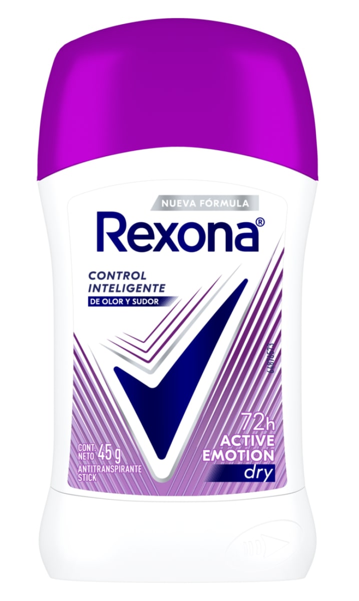 REXONA DESODORANTE BARRA 45 GR ACTIVE EMOTION 72 H MUJER1