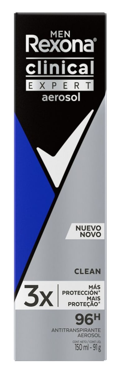 REXONA CLINICAL DESODORANTE SPRAY 150 ML CLEAN2