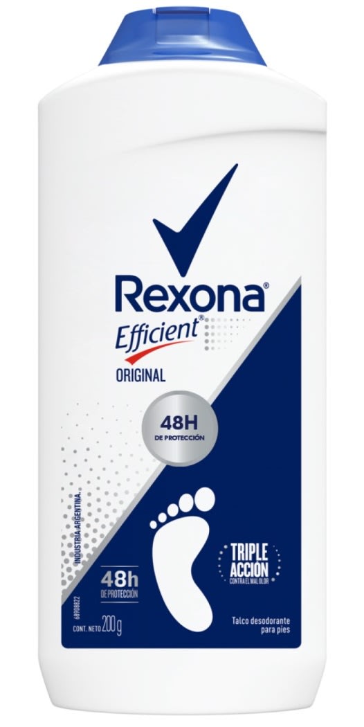REXONA EFFICIENT TALCO EN POLVO 200 GR ORIGINAL1