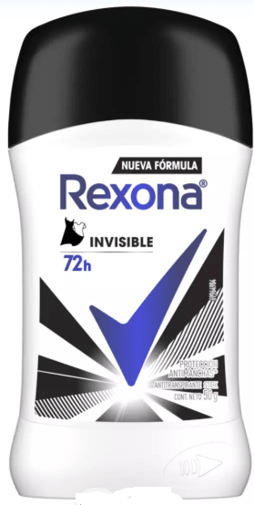 REXONA DESODORANTE BARRA 50 GR INVISIBLE MUJER 72 H1