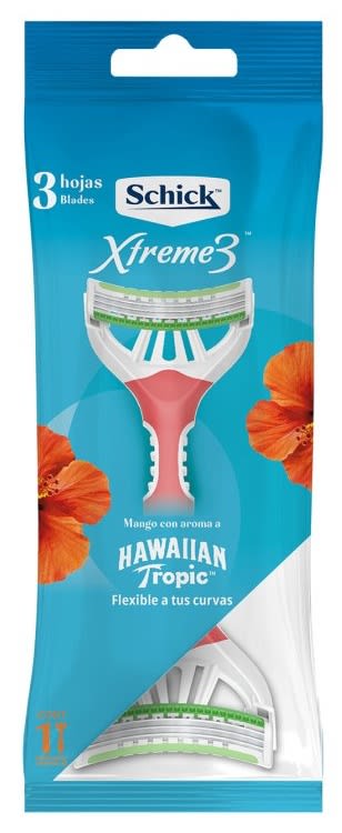 SCHICK MÁQUINA AFEITAR 3 HOJAS HAWAIIAN1