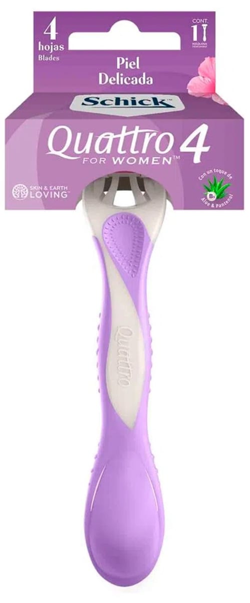 SCHICK QUATTRO PIEL SENSIBLE MUJER1