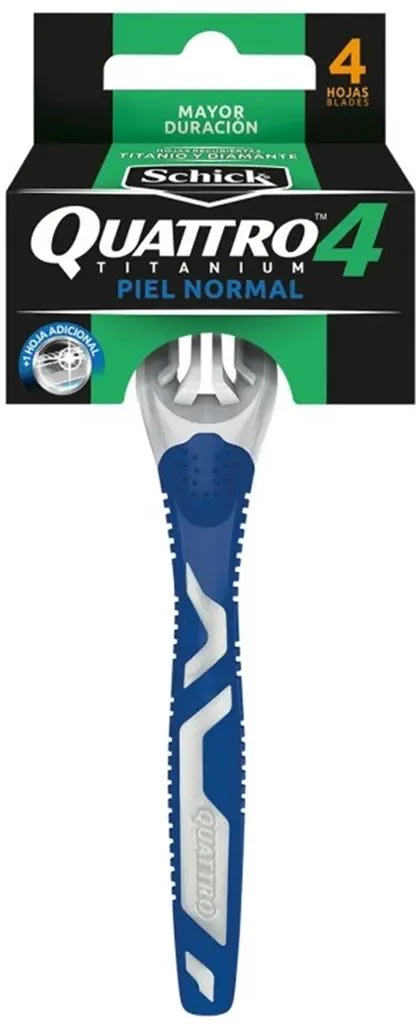 SCHICK QUATTRO TITANIUM PIEL NORMAL1