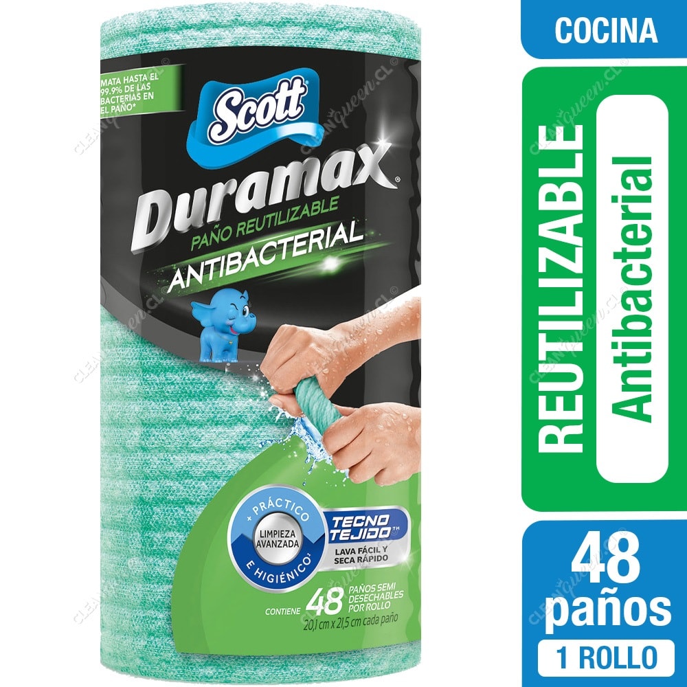 SCOTT PAÑO DURAMAX 48 UN ANTIBACTERIAL REUTILIZABLE1