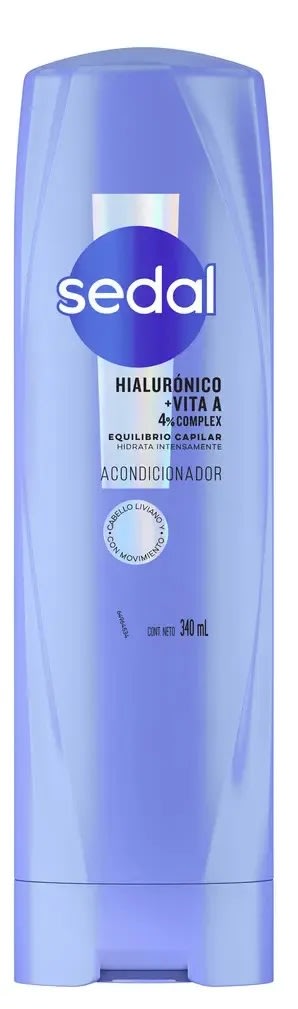 SEDAL ACONDICIONADOR 340 ML HIALURÓNICO + VIT A1