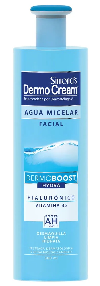 SIMONDS AGUA MICELAR FACIAL 360 ML DERMOBOOST HYDRA1