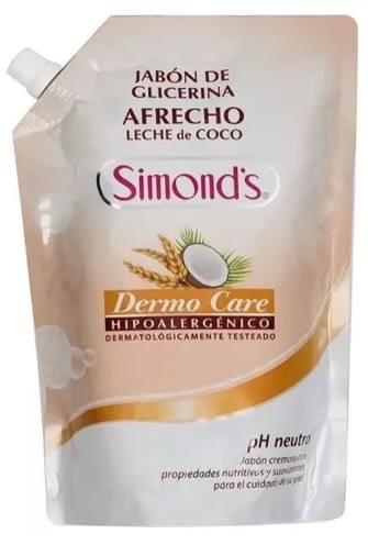 SIMONDS JABÓN LÍQUIDO DOYPACK 750 ML AFRECHO LECHE DE COCO1