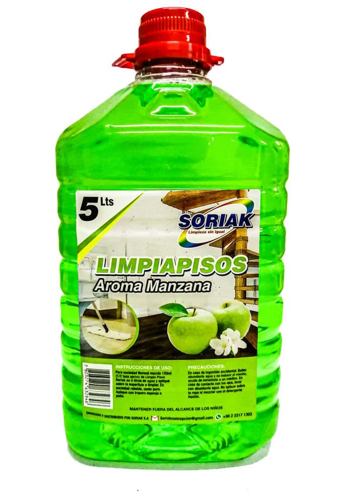 SORIAK LIMPIAPISOS 5 LTS MANZANA1