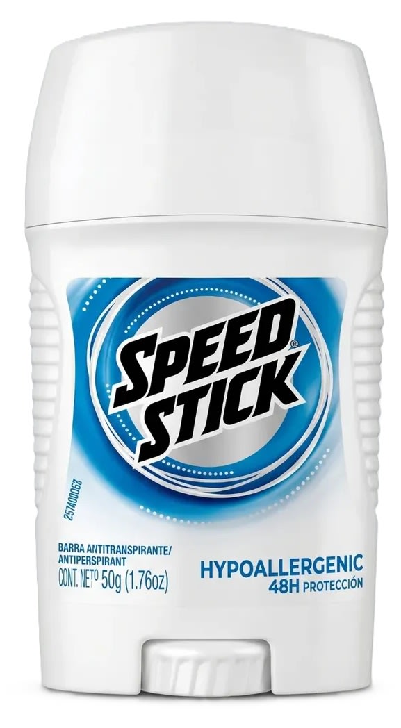 SPEED STICK DESODORANTE BARRA 50 GR HYPOALLERGENIC1