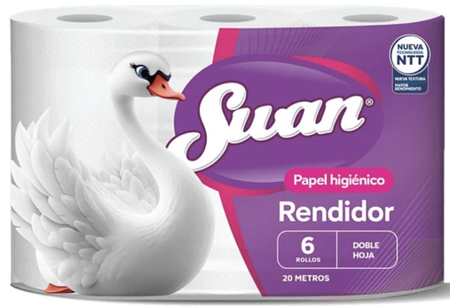 SWAN HIGIÉNICO 20 MT 6 ROLLOS D/HOJA1