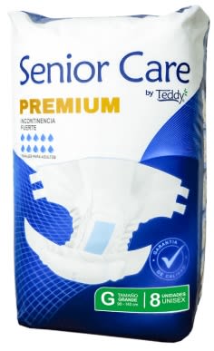 TEDDY PAÑAL ADULTO TALLA G 8 UNID1