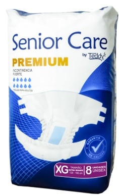 TEDDY PAÑAL ADULTO TALLA XG 8 UNID1