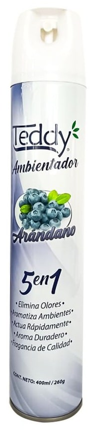 TEDDY DESODORANTE SPRAY 400 ML ARÁNDANO1