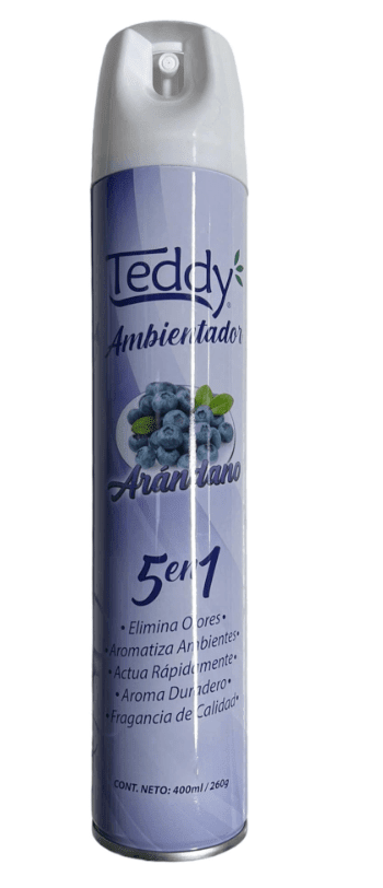 TEDDY DESODORANTE EN SPRAY 400 ML ARÁNDANO1