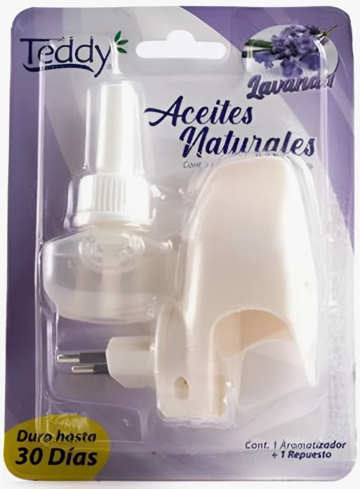 TEDDY DESODORANTE ELÉCTRICO APARATO + REPUESTO LAVANDA1