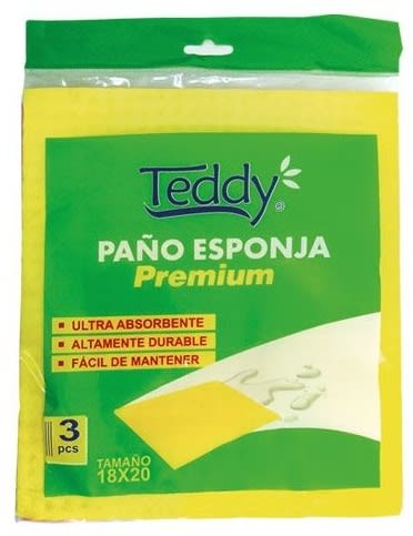 TEDDY PREMIUM PAÑO ESPONJA PACK 3 UNIDADES1