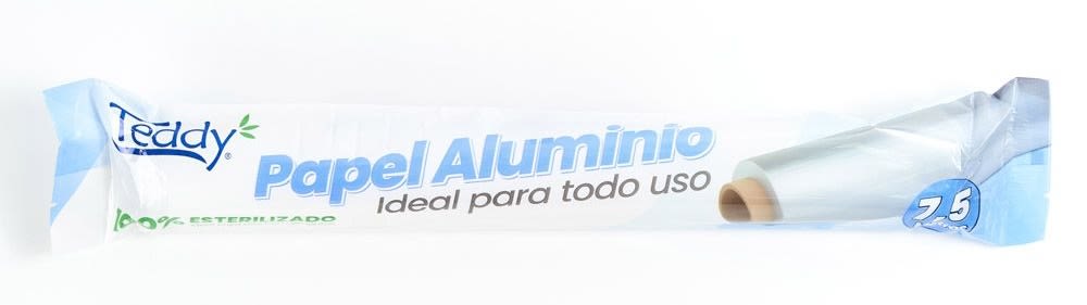 TEDDY PAPEL ALUMINIO 7.5 MT1